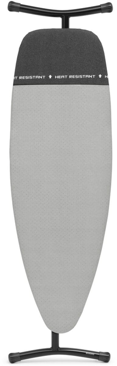 Brabantia Strijkplank D met Hittebestendige Parkeerplaats - 135 x 45 cm - Metallised