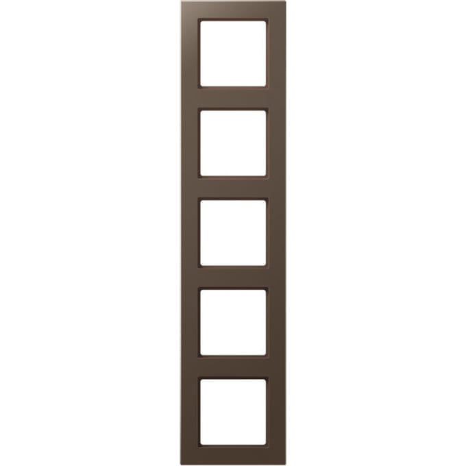 Jung 5 Gang Afdekking Frame A Creatie Mocha - AC585MO