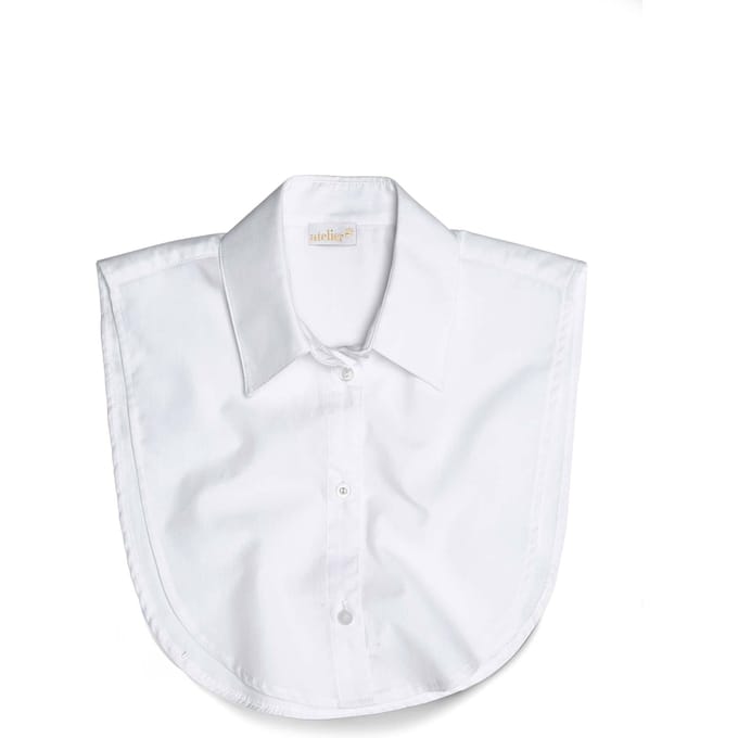 Universele blousekraag - wit - Gr. 54 van Goldner Fashion