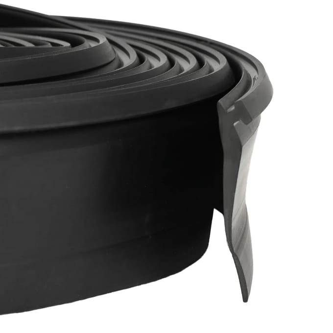 vidaXL - Garage - Deurseal - Zwart - 52 - x - 2 - mm - 5 - m - PVC