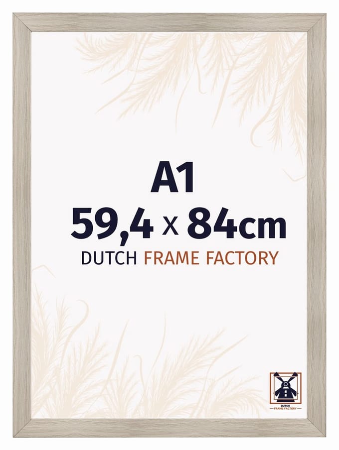 Fotolijst A1 59,4x84 cm - MDF - Eiken Licht - Praag
