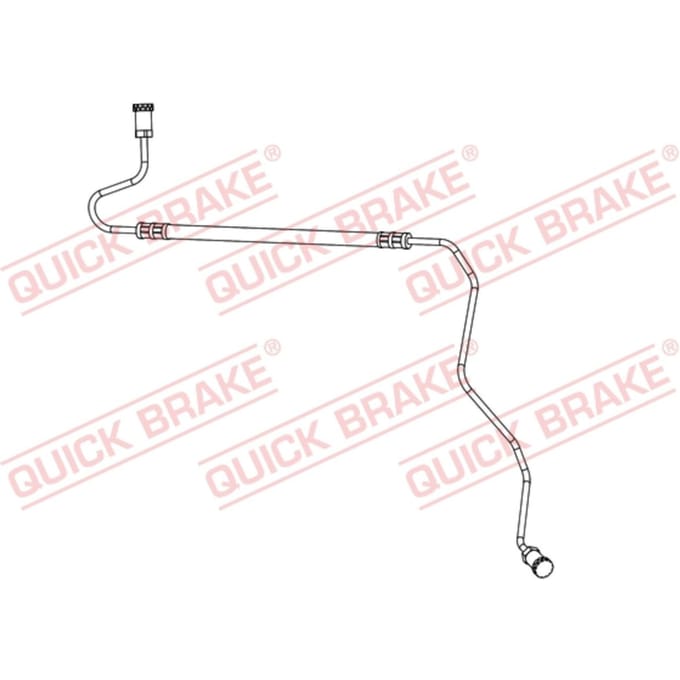 Remleiding QUICK BRAKE 96.017, Links