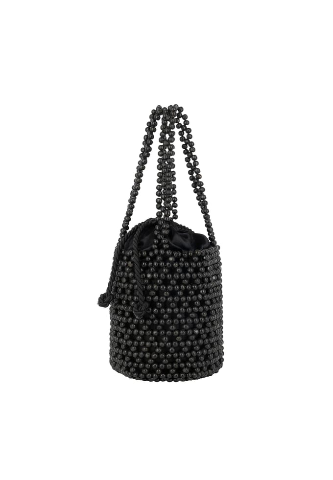 IZIA Bucketbag met kralen Dames zwart