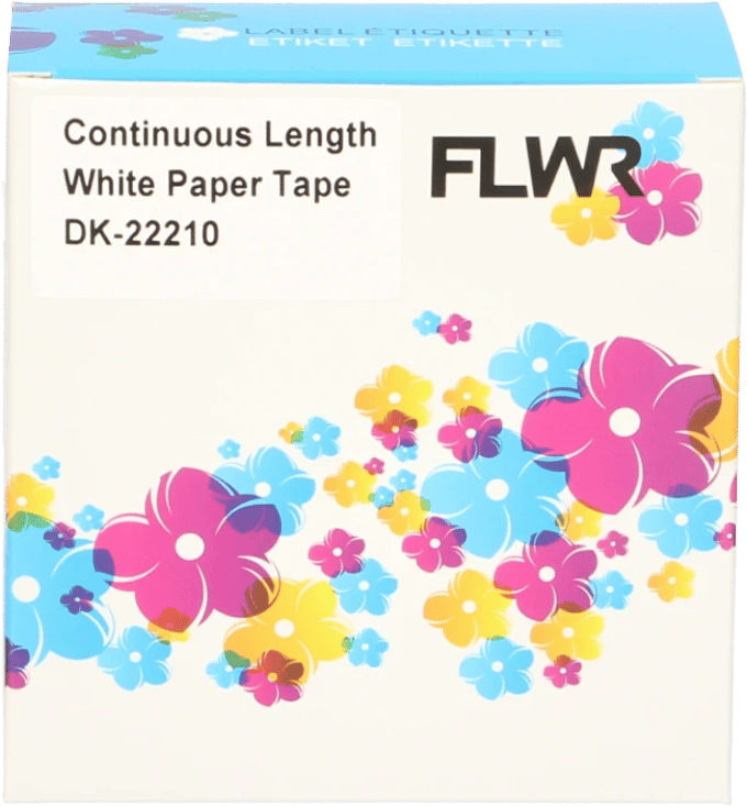 FLWR - Labelprinterrol / DK-22210 / 29mm 30,48 meter - Geschikt voor Brother