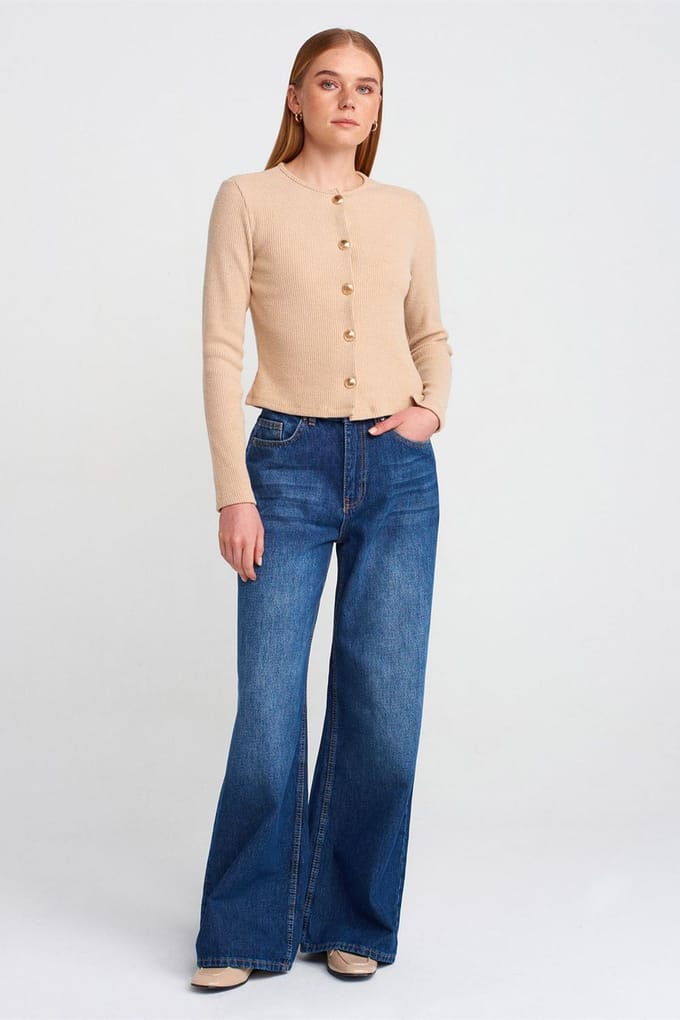 Hoge Taille Wijde Jeans