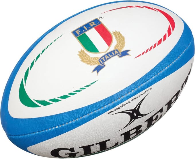 Italiaanse Replica Rugbybal Maat 5 - Duurzaam en Goede Grip