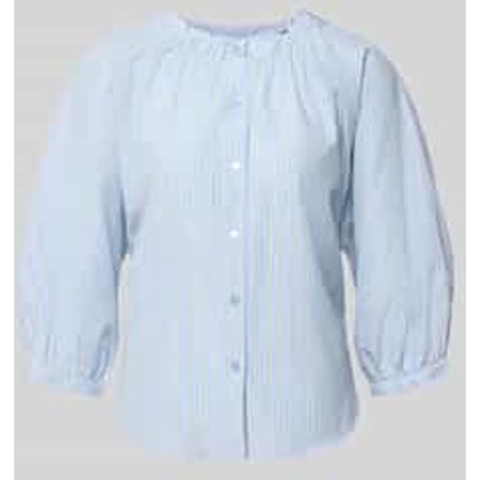 regular fit blouse met plooien model 'Cassy'