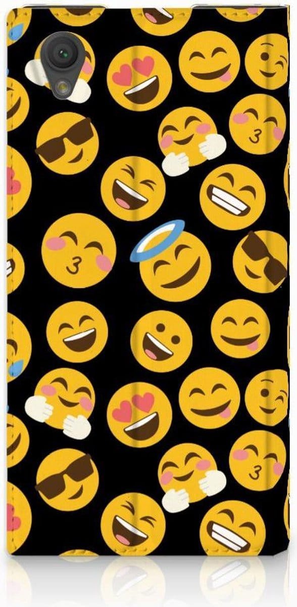 Sony Xperia L1 Hoesje met Magneet Emoji