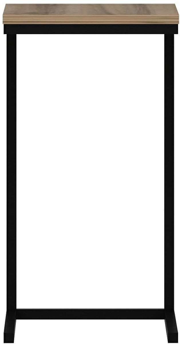 Asir - Bijzettafel - Okkernoot - 35 x 40 x 65 cm