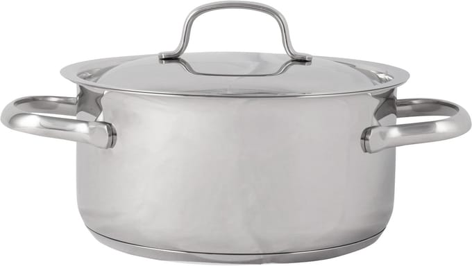Daily Kookpot Met Deksel D18xh9cm Roestvrij Staal 2l