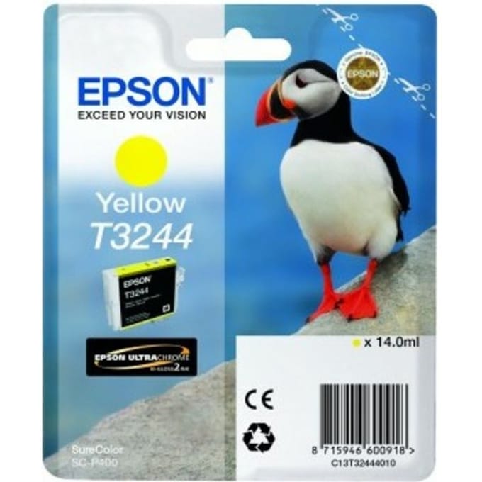 Epson T3244 inktcartridge geel (origineel)