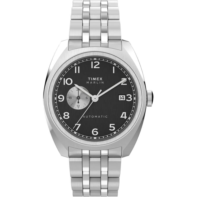 Timex Marlin TW2W58800 Horloge - Staal - Zilverkleurig - Ø 39 mm