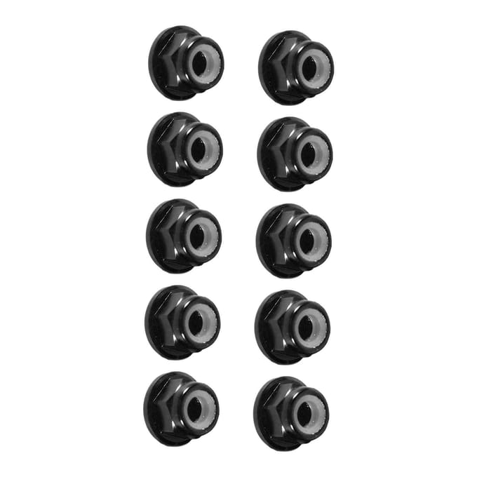 Anodiseer M4 Nylon Inzet Zelfborgmoeren Zeskant Borgmoer Aluminiumlegering 10 stuks set
