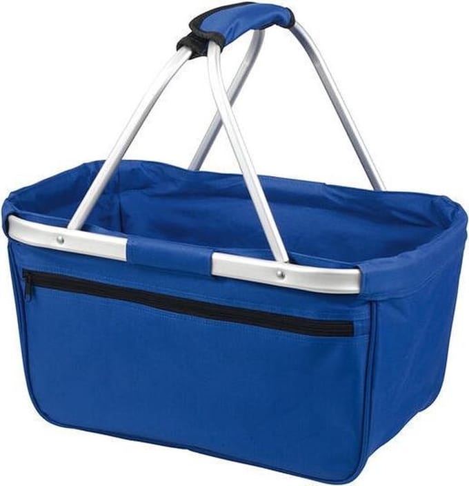 Shopper-Basket – Boodschappenmand –  opvouwbaar royalblauw
