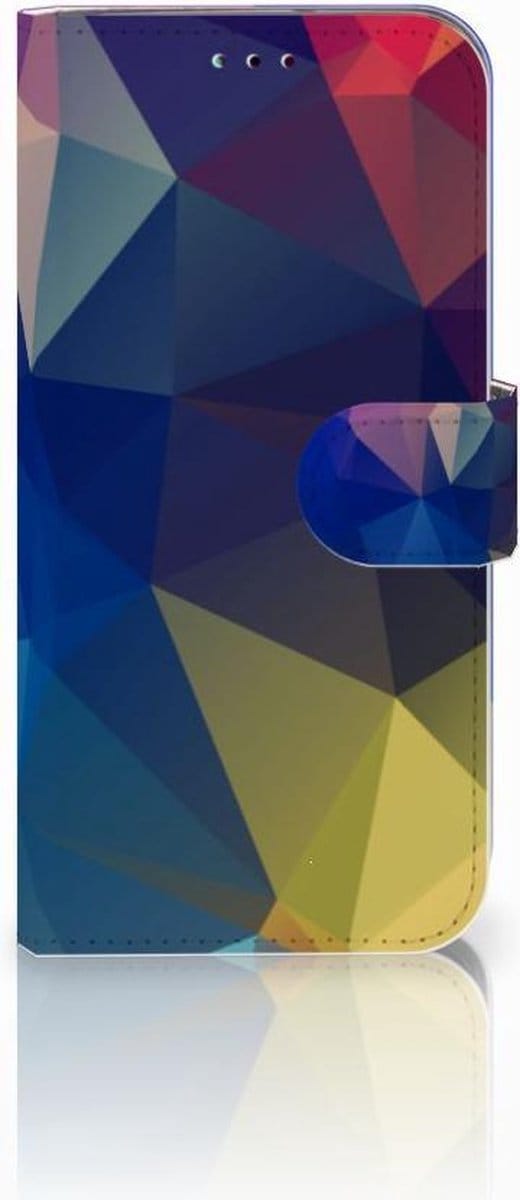 Samsung Galaxy A40 Book Case Polygon Dark