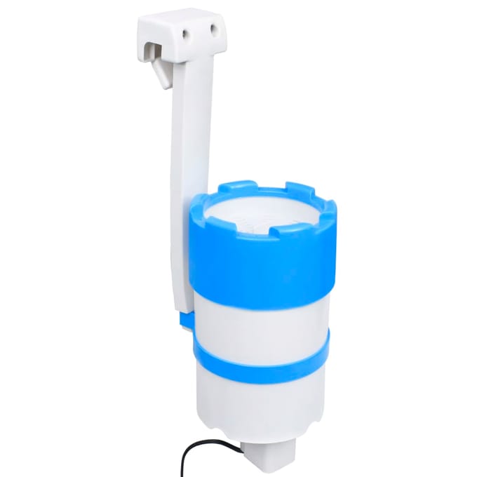 vidaXL - Zwembadskimmer - hangend - en - pomp - met - adapter - 16 - cm - kunststof