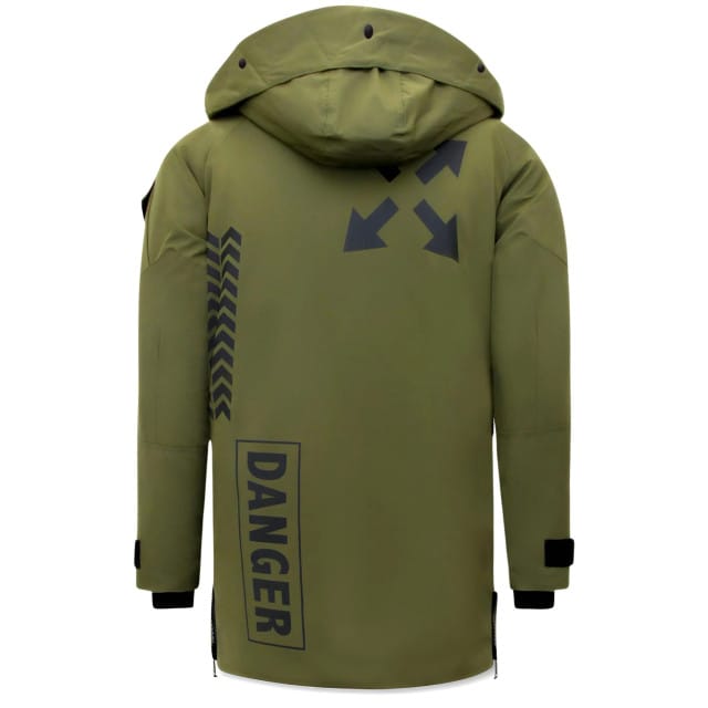 Nette Heren Winterjassen - 9803 - Groen