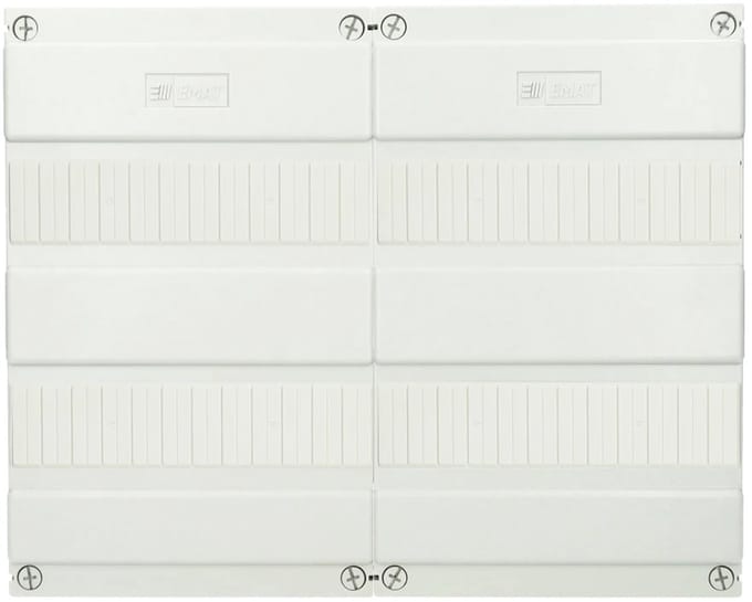 EMAT lege groepenkast 2-rijen 48 modules 440x360mm - wit (85260104)