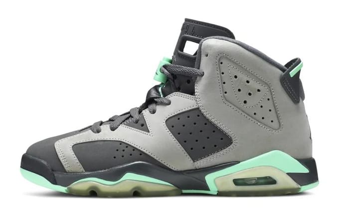 Jordan 6 Retro Green Glow GS 543390-005 36.5