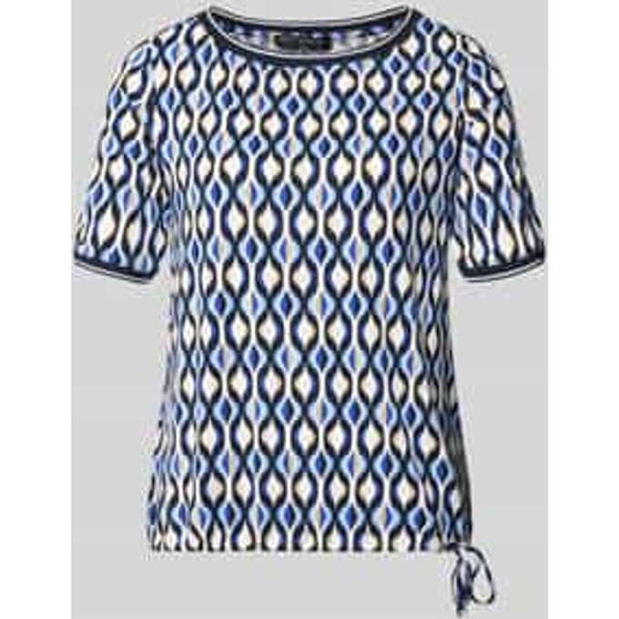 T-shirt met all-over-look