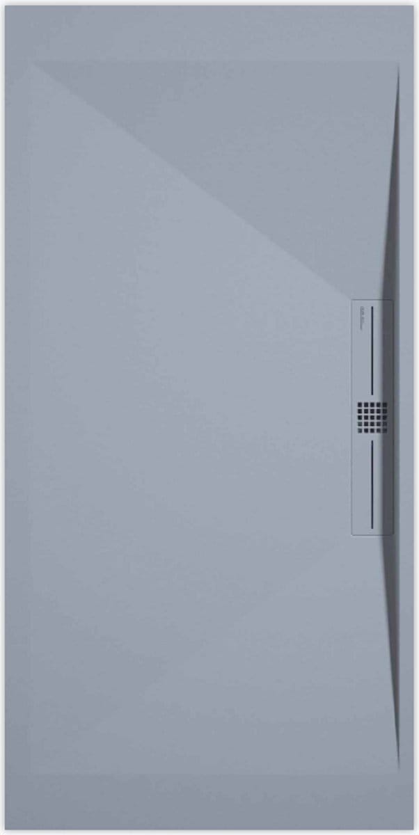 Sanifun douchebak Stone Side Gray Smooth 1100 x 900 P