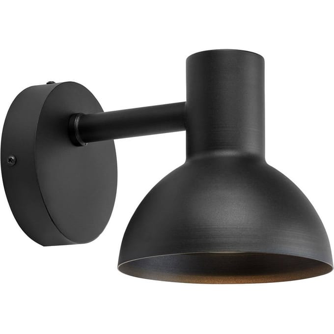 Markslöjd LED buiten wandlamp Nubi, zwart, IP44, dimbaar, staal