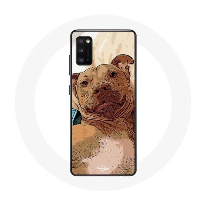 Coque pour Samsung Galaxy S20 American Pit Bull Terrier Marron