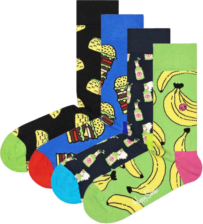 Happy Socks unisex giftbox 4P sokken yummy yummy multi