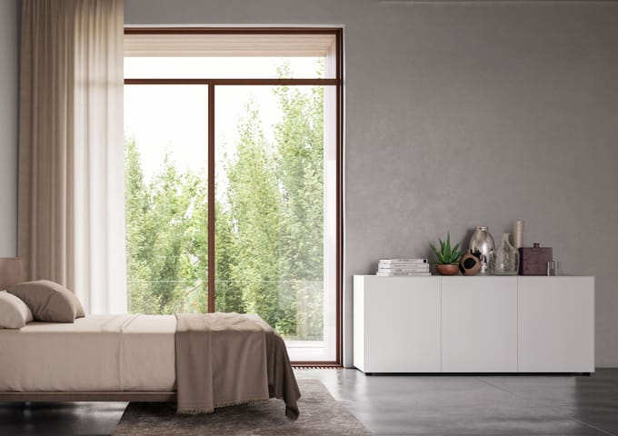 Piure - Nex Pur combibox gesloten - white 01 - Deuren/Deuren - H 75 cm - wit