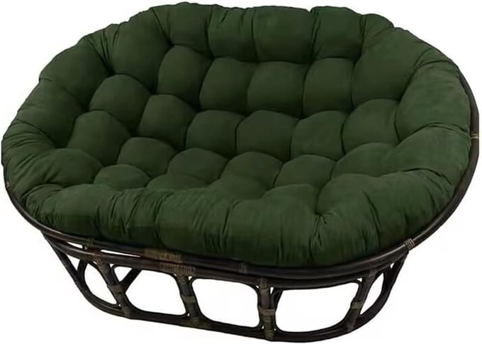 Stoelkussen Dubbel - Hangmat Kussen - Buiten Ontspannen - Overvulde Constructie - 170x120cm - F2