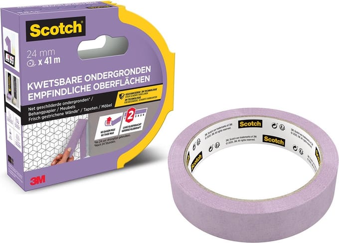 Scotch afdekplakband, 24 mm x 41 m, PEFC