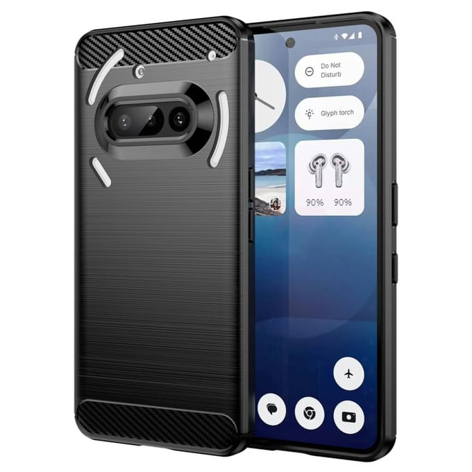 Mocaa Nothing Phone (3a) Brushed Hoesje Zwart