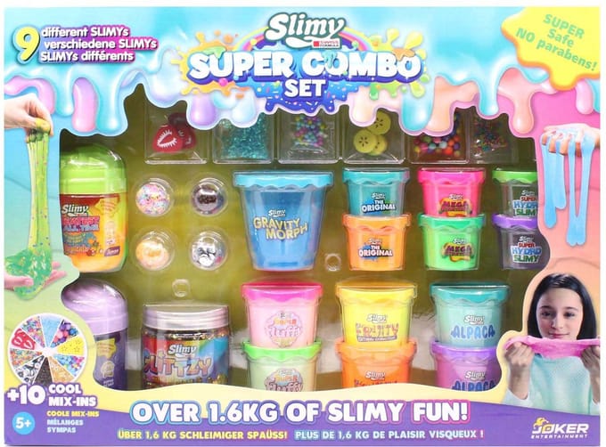Joker slijm Super Combo Set - 1,6kg kleurrijk speelplezier.