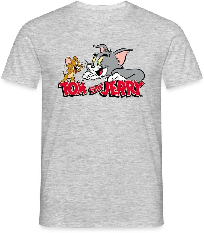 Tom En Jerry Vang Me Maar T-Shirt Heren