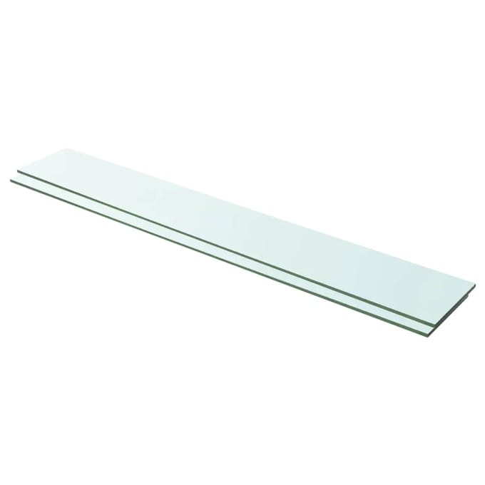 vidaXL - Schappen - 2 - st - 100x15 - cm - glas - transparant