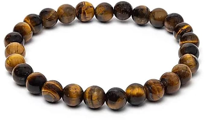 Armband voor brede pols met tijgeroog