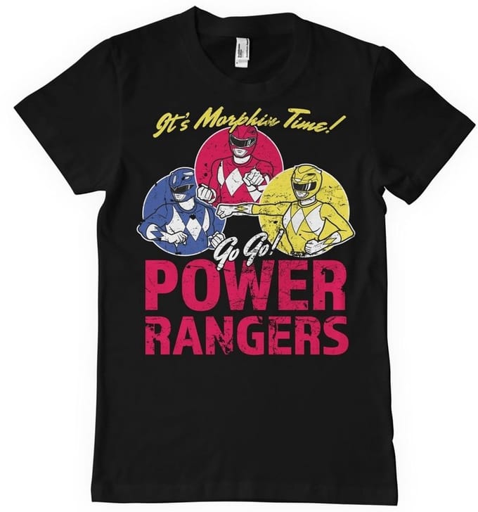 Power Rangers It's Morphin Time Big Tall T-shirt HSB-1-PWR1008-H62-3