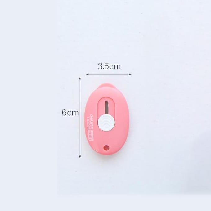 Draagbare Leuke Kunstmes Creatieve Mini Utility-Knife Briefpapier Box Cutter Kantoor Schoolbenodigdheden Briefpapier 3pcs white