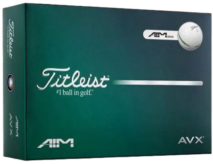 Titleist AVX AIM Golfballen Wit 2026