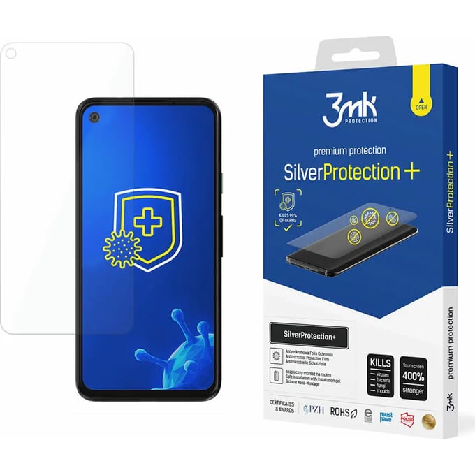 Antimicrobiële beschermingsfilm 3MK Google Pixel 4a SilverProtection+