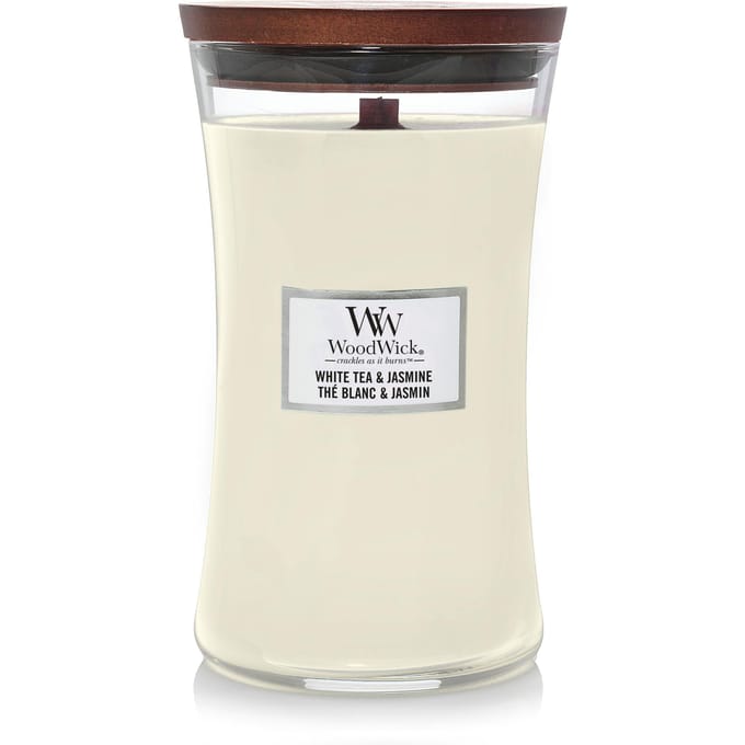 WoodWick Scented Candle White Tea &amp; Jasmine 609 g
