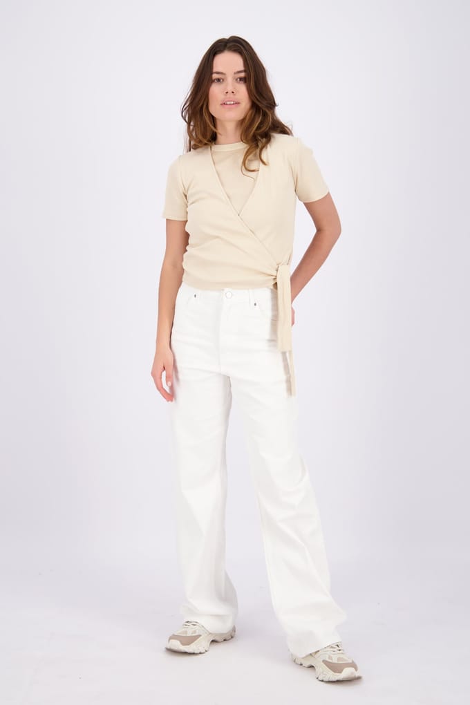 RAIZZED Oasis Color Jeans Real White Maat: W26L34 | Flared Jeans Outlet | Dames | Wit