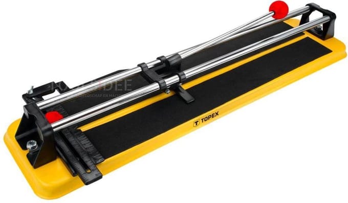 TOPEX tegelsnijder 600x160mm  dubbele geleider 16mm