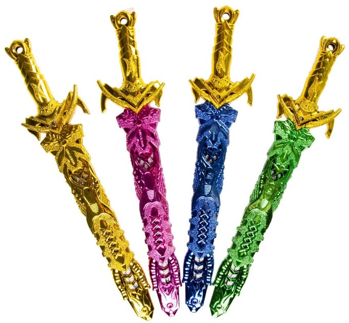 Duckiez Zwaard S Metallic - 36 stuks