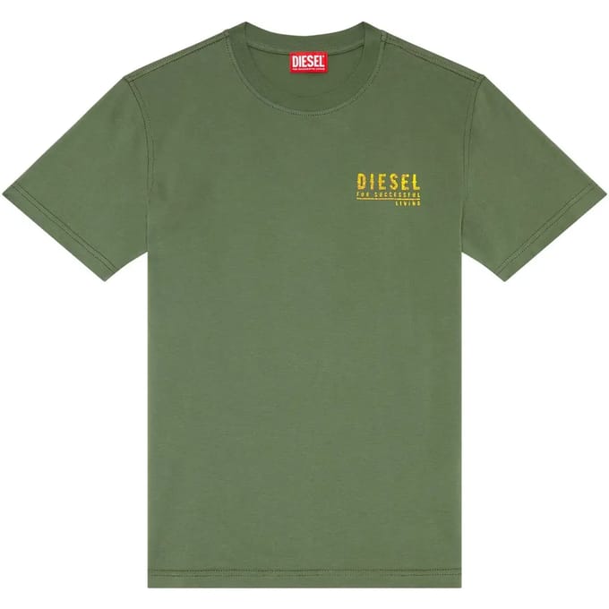 Diesel Diegor K72 T-shirt Met Korte Mouwen Groen S Man