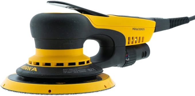 MIRKA DEROS II 625CV Schuurmachine 150mm - 2.5 excentrisch
