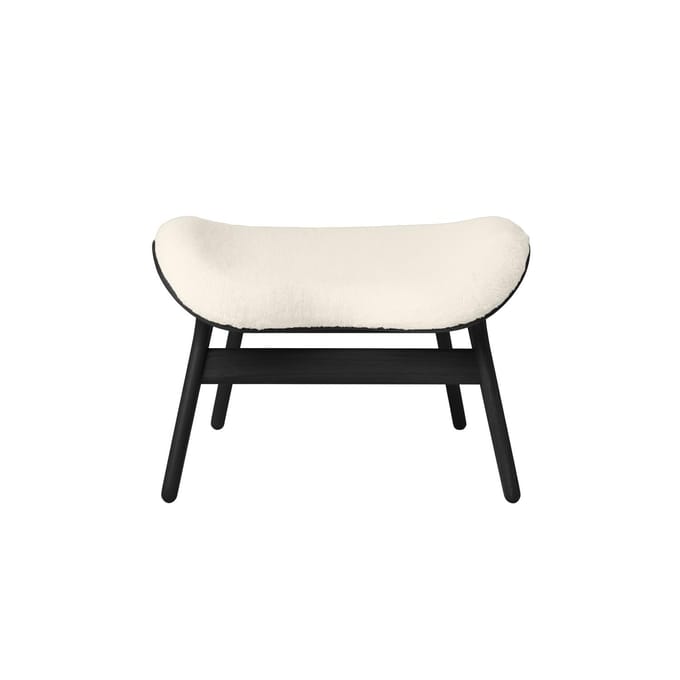 UMAGE A Conversation Piece Ottoman - eiken zwart - knuffelwit