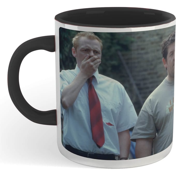 Shaun of the Dead I Think We Should Go Back Inside Mug - Black