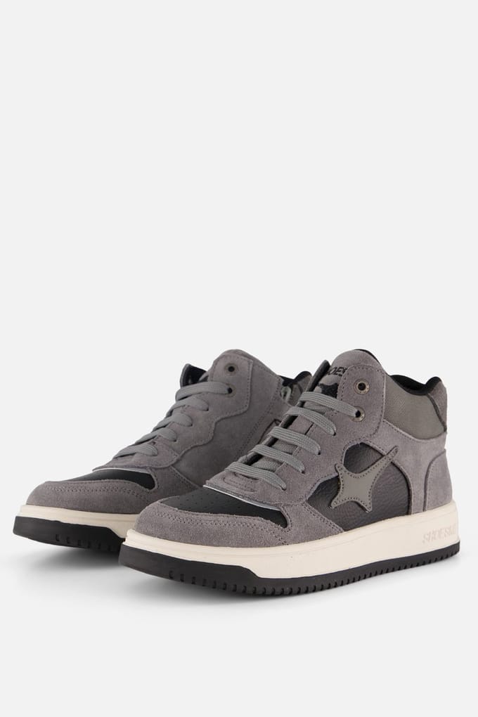 Shoesme New Outsole Sneakers grijs Suede - Maat 33