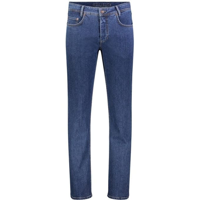 Mac Arne Jeans Light Used Blue H510 - Maat W 36 - L 34 - Heren